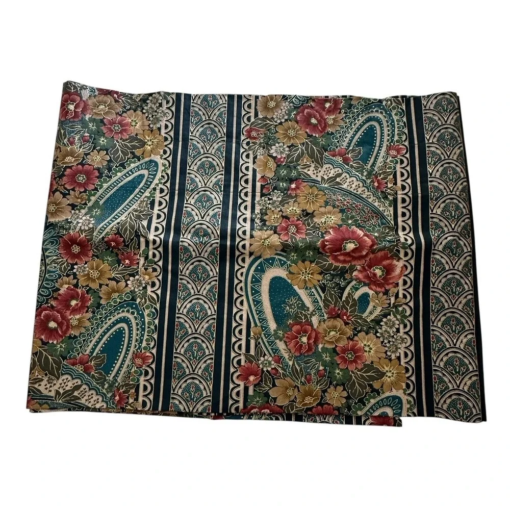 Croscill Luxury Valances Curtain 18x90 Inch Remi Pattern Spruce Green‎ USA Made